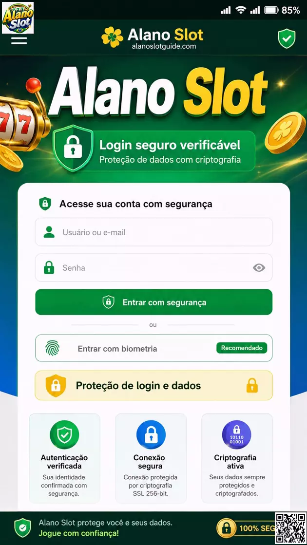 Login Criptografado Alano Slot