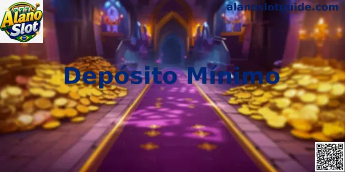 Ilustração sobre depósito mínimo em cassinos