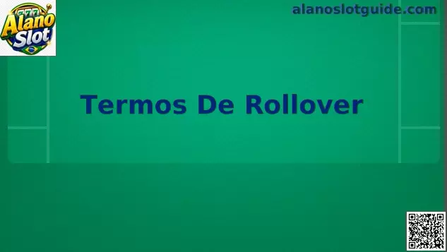 Diretrizes e Termos de Rollover no Alano Slot para Jogadores Brasileiros