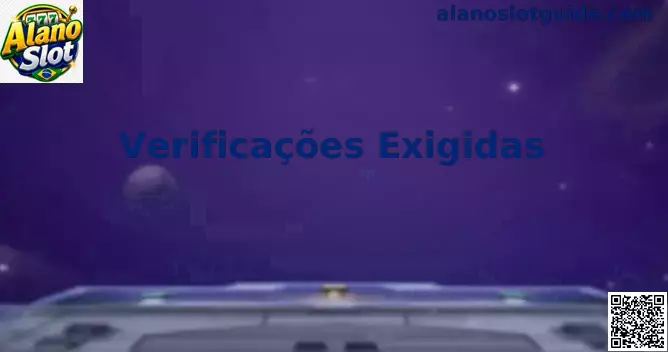 Interface de Verificações Exigidas Alano Slot