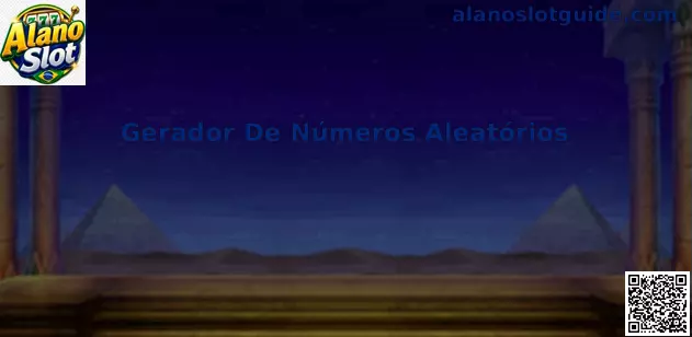 Representação do Gerador De Números Aleatórios em um slot da Alano Slot