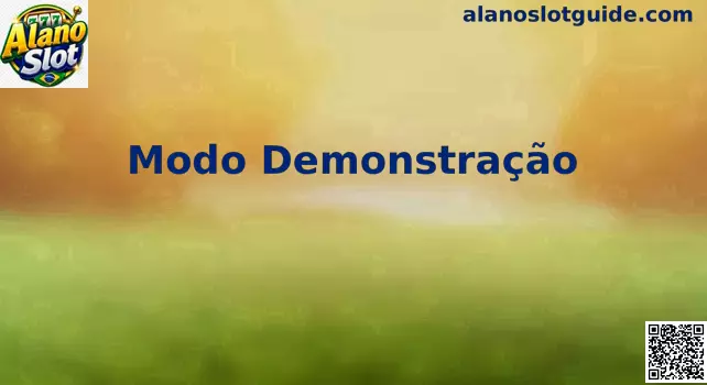 Interface do Modo Demonstração Alano Slot