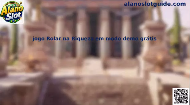 Interface demonstrativa do jogo Rolar na Riqueza com símbolos dourados e cilindros em alta definição