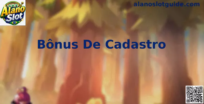 Bônus de Cadastro Alano Slot