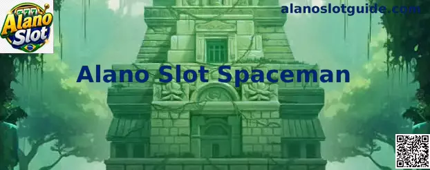 Interface ilustrativa do Alano Slot Spaceman